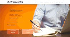 Desktop Screenshot of clarifycopywriting.co.uk